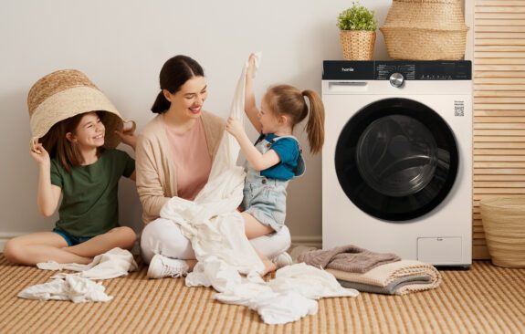 Plezier tijdens wasroutine